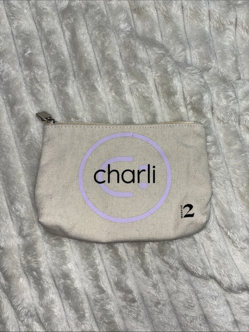 Morphe 2 Charli D’amelio Canvas Cosmetic Pouch